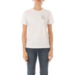 Magliette & T-shirt bianche XS di cotone mezza manica con scollo rotondo per Donna MC2 SAINT BARTH 