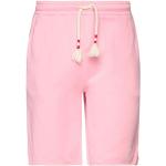 Shorts rosa S di cotone tinta unita a vita alta per Uomo MC2 SAINT BARTH 