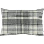 Cuscini antracite 30x50 cm tartan per divani 