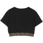 Magliette & T-shirt nere a girocollo mezza manica con scollo rotondo per Donna Versace 