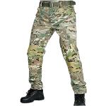 Pantaloni scontati militari kaki XL mimetici impermeabili traspiranti da trekking per Uomo 
