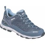Scarpe larghezza E blu numero 40 in nabuk Gore Tex impermeabili running ammortizzate per Donna Meindl Lite Trail 