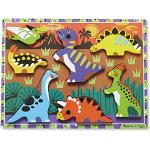 Puzzle di legno a tema dinosauri per bambini dinosauri per età 2-3 anni Melissa & Doug 