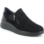 Sneakers larghezza E casual nere numero 40 per Donna Melluso 