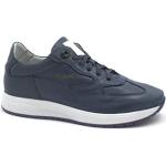 Melluso Walk U16255 Jeans Blu Scarpe Sneakers Uomo Lacci Pelle 43