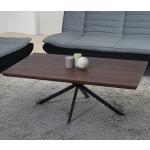Mendler Tavolino da salotto Kos T577 legno di pioppo rivestito 60x110x40cm colore rovere marrone