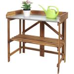 Tavolini in legno di acacia pieghevoli Mendler 
