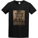 Men's Charles Bronson Muthaf-N Movie Star Action T-Shirt Print Tees T Shirt O Neck M