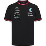 Polo nere a righe per bambini Formula 1 Mercedes AMG F1 