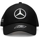 Cappellini neri in poliestere per Donna Formula 1 Mercedes AMG F1 