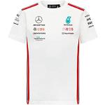 T-shirt bianche 7 anni a righe per bambini Formula 1 Mercedes AMG F1 