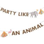 Meri Meri Safari - Ghirlanda per feste con animali"Party like an Animal"