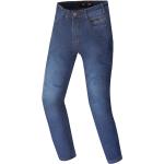 Pantaloni antipioggia scontati blu 3 XL taglie comode di cotone impermeabili traspiranti da moto per Uomo Merlin 