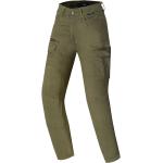 Pantaloni scontati verdi 3 XL taglie comode di cotone da moto per Uomo Merlin 