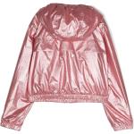 Giacche scontate rosa in misto cotone metallizzate manica lunga con cappuccio per Donna Michael Kors MICHAEL 
