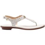 Sandali bianchi numero 37 in poliuretano con cinturino per Donna Michael Kors MICHAEL 