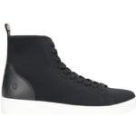 Sneakers alte scontate nere numero 36 di gomma tinta unita con stringhe per Donna Michael Kors MICHAEL 