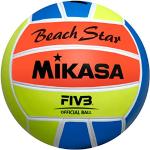 Mikasa, Pallone da beach volley Beach Star, Multicolore (Neonfarben), 5