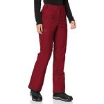 Pantaloni rossi S di pile impermeabili traspiranti da sci per Donna Millet 