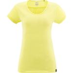 Magliette & T-shirt scontate gialle S in poliestere traspiranti mezza manica con scollo rotondo per Donna Millet 