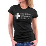 Million Nation Grey Sloan Memorial Greys Anatomy, maglietta da donna, Nero , L