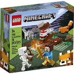 Lego Minecraft-L' Avventura nella Taiga, con i Personaggi Minecraft di Steve, dello Scheletro, del Lupo e della Volpe Set di Costruzioni per Bambini +7 Anni, Appassionati e Collezionisti, 21162