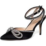 Sandali gioiello larghezza A neri numero 35 per Donna Minetom 