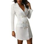 Mini abiti eleganti bianchi XL mini per Donna Minetom 