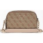 Borse a tracolla beige Guess Noelle 