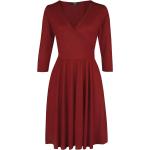 Mini abiti rossi 5 XL taglie comode in viscosa per Donna RED by EMP 