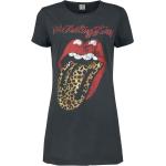 Miniabito di The Rolling Stones - Amplified Collection - Leopard Tongue - XS a XL - Donna - carbone