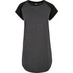 Miniabito di Urban Classics - Ladies’ contrast raglan tee dress - S a 5XL - Donna - nero/grigio