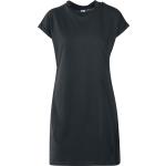 Mini abiti urban neri 5 XL taglie comode di cotone con scollo tondo per Donna Urban Classics 