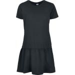 Mini abiti urban neri 5 XL taglie comode di cotone per Donna Urban Classics 
