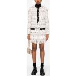 Minigonne avorio XL di tweed con frange per Donna Liu Jo 