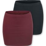 Minigonne nere 5 XL taglie comode di cotone per Donna RED by EMP 