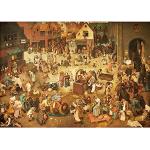 MISITU Puzzle Classici 2000 Pezzi per Adulti, Dipinti di Pieter Bruegel il Vecchio Bambini Grande Puzzle dai 14 anni in su