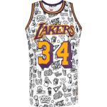 Mitchell & Ness NBA Doodle Swingman Jersey - LA Lakers Maglia Uomo, multicolor, taglia S