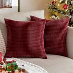 Cuscini scontati rossi 50x50 cm per divani morbidi 