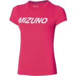 Magliette & T-shirt rosa L di cotone mezza manica con manica corta per Donna Mizuno 