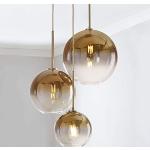 Lampadari moderni dorati in metallo da cucina compatibile con E27 