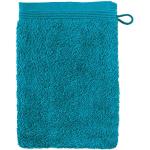 Asciugamani blu 15x20 di cotone sostenibili da bagno Möve Superwuschel 