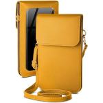 Custodie Samsung Galaxy Note eleganti gialle in similpelle per Donna 