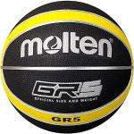 Molten - Pallone da basket, colore: Nero/Giallo