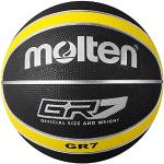 Molten - Pallone da basket, misura 6, colore: nero