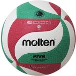Molten V5M5000, Pallone Da Pallavolo, Colore: Bianco/Verde/Rosso