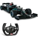 Mondo Motors - F1W11 Mercedes AMG Petronas, Auto radiocomandata Lewis Hamilton / Valtteri Bottas in scala 1:12, Auto formula 1, 2.4 GHz, Colore Nero, 6368787