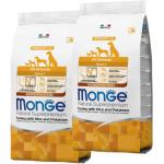 Monge All Breeds Adult Monoprotein Tacchino con Riso e Patate - 12 Kg - 2+ sacchi