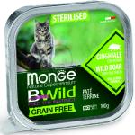 Monge BWild Grain Free Pat Terrine Sterilised - cinghiale con verdure 100 g