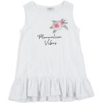 T-shirt bianche di cotone tinta unita con glitter senza manica per bambina Monnalisa di YOOX.com con spedizione gratuita 